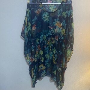 Floral Sheer Women's Swim Coverup